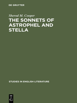 cover image of The sonnets of Astrophel and Stella
